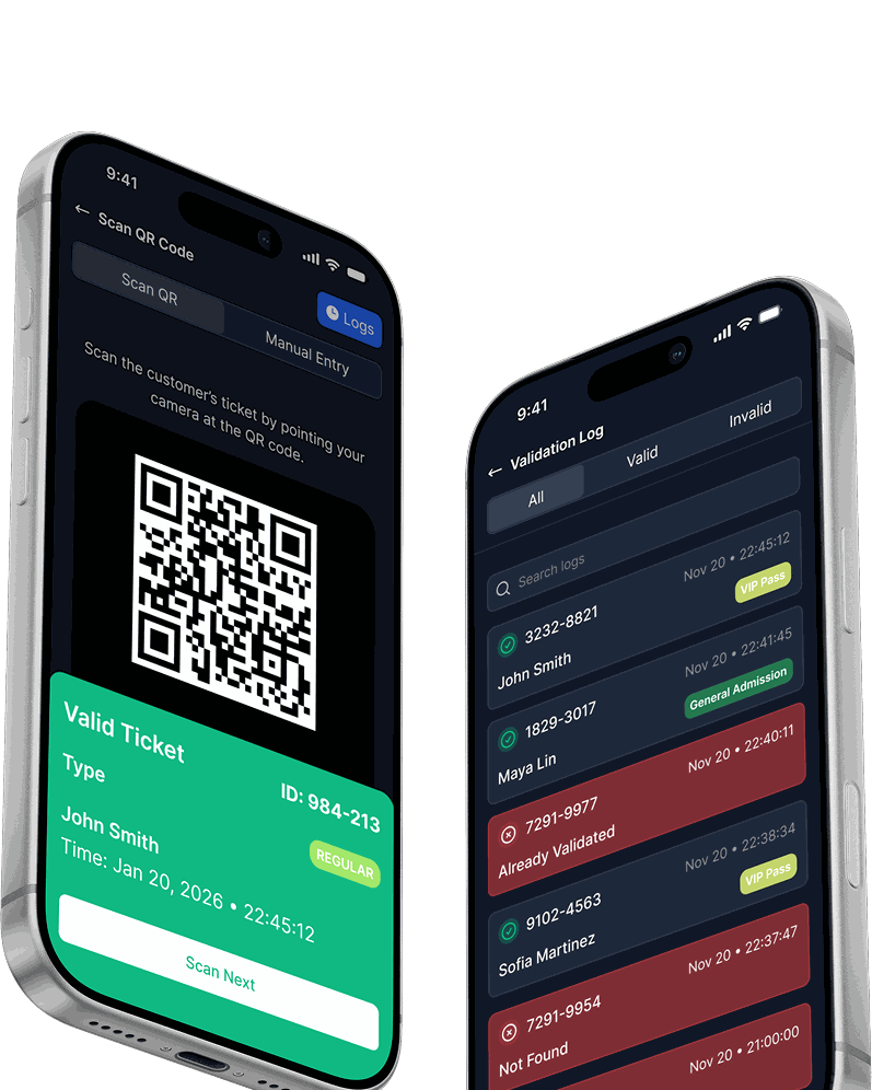 Ticket Validation mobile app